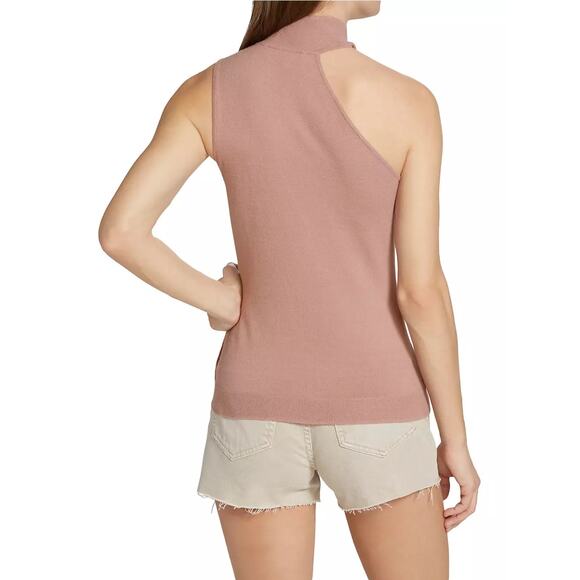 L'AGENCE Imani Knit Tank Top Misty Rose Large (b40) - Picture 5 of 10